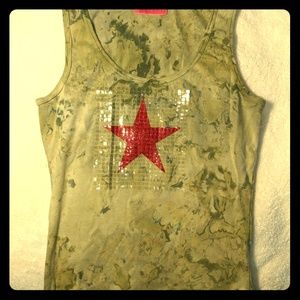 Velvet brand green tank top